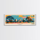 Gweru, Zimbabwe Panoramic Canvas Print, Gweru, Zimbabwe Painting, Zimbabwe Art, Gweru Travel Poster, Travel Art, Guest Room Painting