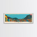 Huancayo, Peru Panoramic Canvas Print, Huancayo, Peru Painting, Peru Art, Huancayo Travel Poster, Travel Art, Living Room Painting