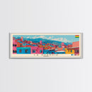 La Guardia, Bolivia Panoramic Canvas Print, La Guardia, Bolivia Painting, Bolivia Art, La Guardia Travel Poster, Travel Art, Guest Room Painting
