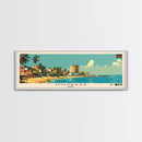 Mombasa, Kenya Panoramic Canvas Print, Mombasa, Kenya Painting, Kenya Art, Mombasa Travel Poster, Travel Art, Guest Room Painting