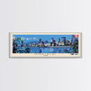 Montreal, Canada Panoramic Canvas Print, Montreal, Canada Painting, Canada Art, Montreal Travel Poster, Travel Art, Guest Room Painting