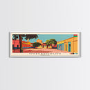 Ouagadougou, Burkina Faso Panoramic Canvas Print, Ouagadougou, Burkina Faso Painting, Burkina Faso Art, Ouagadougou Travel Poster, Travel Art, Guest Room Painting