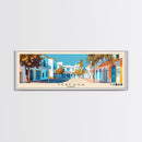 Tebessa, Algeria Panoramic Canvas Print, Tebessa, Algeria Painting, Algeria Art, Tebessa Travel Poster, Travel Art, Guest Room Painting