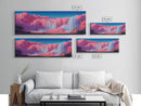Pink Psychedelic Art, Abstract Watercolor Painting Canvas Print, Framed Wall Art, Framed Canvas Wall Decor