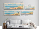Indiana Dunes National Park, Panoramic Indiana Travel Art, National Park Print, Minimalist Travel Art, Midcentury Modern Style Landscape
