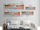 Yellowstone National Park Panoramic Wyoming Travel Art, National Park Print, Minimalist Travel Art, Midcentury Modern Style Landscape
