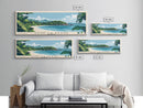 Anse La Passe, Seychelles Panoramic Print, Vacation Gift, Seychelles Wall Art, Beach Painting, Beach Decor, Beach Or Lakehouse Art