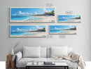 Arashi Beach, Aruba Panoramic Print, Vacation Gift, Aruba Wall Art, Beach Painting, Beach Decor, Large Wall Art, Wood Frame Art
