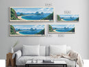 Cairu Archipelago, Brazil Panoramic Print, Vacation Gift, Brazil Wall Art, Beach Painting, Beach Decor, Large Wall Art, Wood Frame Art