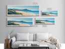 Costa da Caparica, Portugal Panoramic Print, Vacation Gift, Portugal Wall Art, Vacation Wall Art, Vacatation Memories, Beach Decor, Beach Or Lakehouse Art