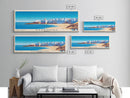 Essaouira, Morocco Panoramic Print, Vacation Gift, Morocco Wall Art, Beach Painting, Beach Decor, Beach Or Lakehouse Art
