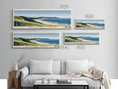 Grobust beach, Scotland Panoramic Beach Print, Vacation Gift, Scotland Wall Art, Beach Painting, Beach Decor, Beach Painting