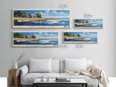 Jekyll Island, Georgia Panoramic Print, Vacation Gift, Georgia Wall Art, Beach Painting, Beach Decor, Large Wall Art, Wood Frame Art