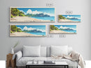 Long Beach, Philippines Panoramic Beach Print, Vacation Gift, Philippines Wall Art, Framed Canvas Print, Framed Beach Painting