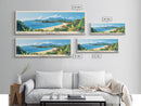 Nosy Be, Madagascar Panoramic Beach Print, Vacation Gift, Madagascar Wall Art, Beach Painting, Beach Decor, Beach Painting