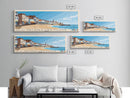 Palavas-les-Flots, France Panoramic Beach Print, Vacation Gift, France Wall Art, Beach Painting, Beach Decor, Beach Painting