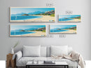 Çıralı Beach, Turkey Panoramic Print, Vacation Gift, Turkey Wall Art, Beach Painting, Beach Decor, Beach Or Lakehouse Art