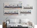 Mariupol Ukraine Wall Art, Panoramic Travel Poster, Panoramic Framed Canvas Print, City Wall Art, Wall Hanging Home Decor, Travel Art