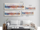 Oulu Finland Travel Print Wall Art, Panoramic City Art, Travel Art, Wall Decor, Vacation Gift, Framed Canvas Print Or Metal Art