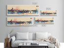 Toulouse France Wall Art, Panoramic Travel Poster, Panoramic Framed Canvas Print, City Wall Art, Wall Hanging Home Decor, Travel Art