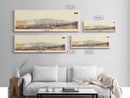 Varna Bulgaria Wall Art, Panoramic Travel Poster, Panoramic Framed Canvas Print, City Wall Art, Wall Hanging Home Decor, Travel Art