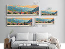 Gori Georgia Travel Print Wall Art, Panoramic City Art, Travel Art, Wall Decor, Vacation Gift, Framed Canvas Print Or Metal Art