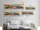 Gothenburg Sweden Travel Art, City Art, Framed Canvas Print or Metal Wall Art, Europe Travel Poster, Panoramic Wall Art, Extra Wide Wall Art