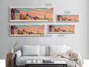 Horsens Denmark Travel Print Wall Art, Panoramic City Art, Travel Art, Wall Decor, Vacation Gift, Framed Canvas Print Or Metal Art