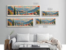 Niksic Montenegro Travel Print Wall Art, Panoramic City Art, Travel Art, Wall Decor, Vacation Gift, Framed Canvas Print Or Metal Art
