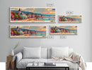 Nizhnevartovsk Russia Travel Art, City Art, Framed Canvas Print or Metal Wall Art, Europe Travel Poster, Panoramic Wall Art, Extra Wide Wall Art