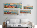 Novorossiysk Russia Wall Art, Panoramic Travel Poster, Panoramic Framed Canvas Print, City Wall Art, Wall Hanging Home Decor, Travel Art