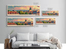 Pardubice Czech Republic Travel Art, City Art, Framed Canvas Print or Metal Wall Art, Europe Travel Poster, Panoramic Wall Art, Extra Wide Wall Art