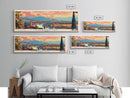 Pozarevac Serbia Travel Print Wall Art, Panoramic City Art, Travel Art, Wall Decor, Vacation Gift, Framed Canvas Print Or Metal Art