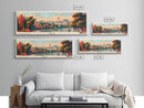 Ufa Russia Wall Art, Panoramic Travel Poster, Panoramic Framed Canvas Print, City Wall Art, Wall Hanging Home Decor, Travel Art