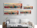 Yaroslavl Russia Wall Art, Panoramic Travel Poster, Panoramic Framed Canvas Print, City Wall Art, Wall Hanging Home Decor, Travel Art