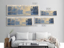 Lake Claiborne Louisiana Framed Canvas Print, Lake House Decor, Panoramic Wall Art, Travel Poster, Serene Lake Painting, Nature Art