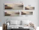 Manasquan Reservoir New Jersey Framed Canvas Print, Lake House Decor, Panoramic Wall Art, Travel Poster, Beautiful Landscape Painting, Modern Art