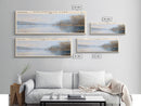 Saylorville Lake Iowa Framed Canvas Print, Lake House Decor, Panoramic Wall Art, Travel Poster, Beautiful Lake Scene, Home Decor