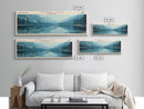 Tenaya Lake California Panoramic Wall Art, Framed Canvas Print, Lake House Decor, Travel Poster, Serene Landscape, Bedroom Decor, Home Decor