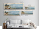 Yellowstone Lake Panoramic Wall Art, Framed Canvas Print, Lake House Decor, Travel Poster, Beautiful Lake Scene, Living Room Decor