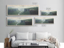 Chapada dos Veadeiros National Park COUNTRY | Framed Travel Poster Canvas Print | Trendy Wall Art | Watercolor Painting | Living Room Art | Unique Art