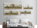 Mount Rushmore COUNTRY | Framed Travel Poster Canvas Print | Trendy Wall Art | Watercolor Painting | Living Room Art | Unique Art