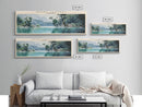 Semuc Champey Travel Poster Print, Framed Canvas Wall Art, Metal Wall Art, COUNTRY art, Gift For Him, Travel Wall Art, Travel Lover Gift