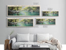 The Enchanted River Travel Print Wall Art, Travel Poster Print, Retro Style COUNTRY Home Decor, Wall Hanging, Travel Gift Idea, Unique Metal Art