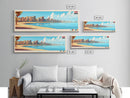 Ismailia, Egypt Panoramic Travel Poster Canvas Print, Ismailia, Egypt Painting, Egypt Art, Ismailia Travel Art, Guest Room Painting