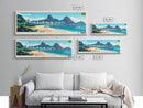 Juliaca, Peru Panoramic Travel Poster Canvas Print, Juliaca, Peru Painting, Peru Art, Juliaca Travel Art, Guest Room Painting