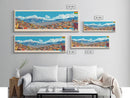 La Paz, Bolivia Panoramic Travel Poster Canvas Print, La Paz, Bolivia Painting, Bolivia Art, La Paz Panoramic Travel Art, Travel Painting