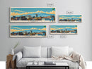 Arusha, Tanzania Panoramic Canvas Print, Arusha, Tanzania Painting, Tanzania Art, Arusha Travel Poster, Travel Art, Housewarming Gift