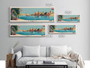 Aswan, Egypt Panoramic Canvas Print, Aswan, Egypt Painting, Egypt Art, Aswan Travel Poster, Travel Art, Housewarming Gift