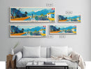 Chincha, Peru Panoramic Canvas Print, Chincha, Peru Painting, Peru Art, Chincha Travel Poster, Travel Art, Guest Room Painting